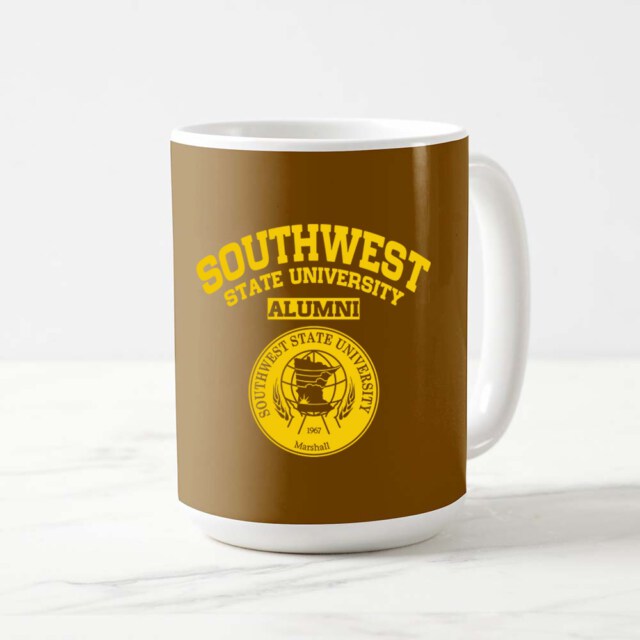 Southwest State University seal MN LG Alumni Mug