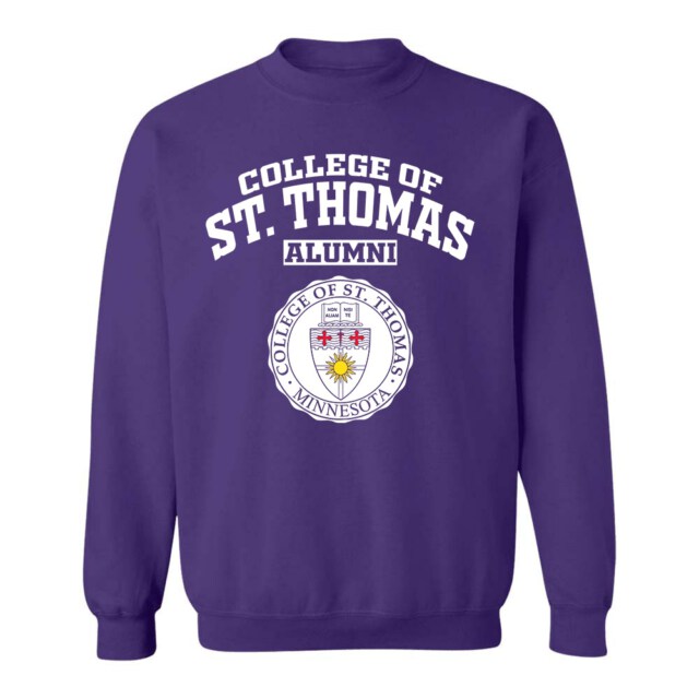 College of St Thomas seal MN LG Alumni Sweatshirt