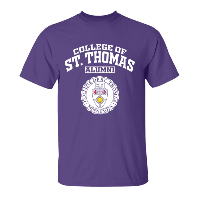 College of St Thomas seal MN LG Alumni T Shirt