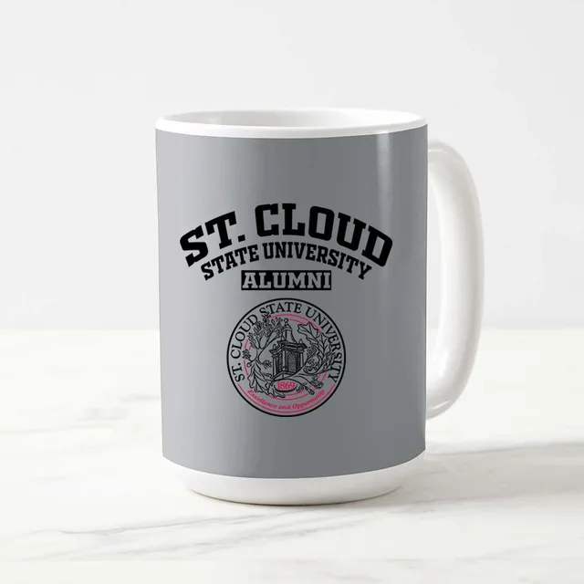 St Cloud State University seal light MN LG Alumni Mug
