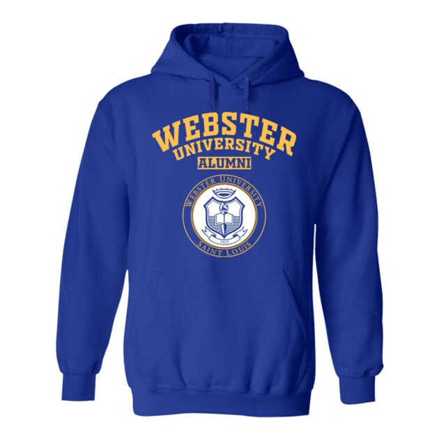 Webster University seal MO LG Alumni Hoodie