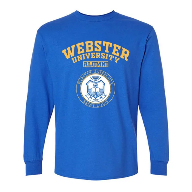 Webster University seal MO LG Alumni Long Sleeve
