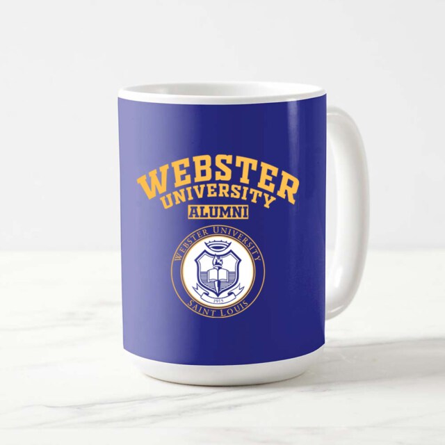Webster University seal MO LG Alumni Mug