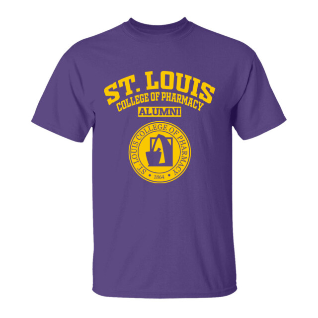 St. Louis College of Pharmacy seal MO LG Alumni T Shirt