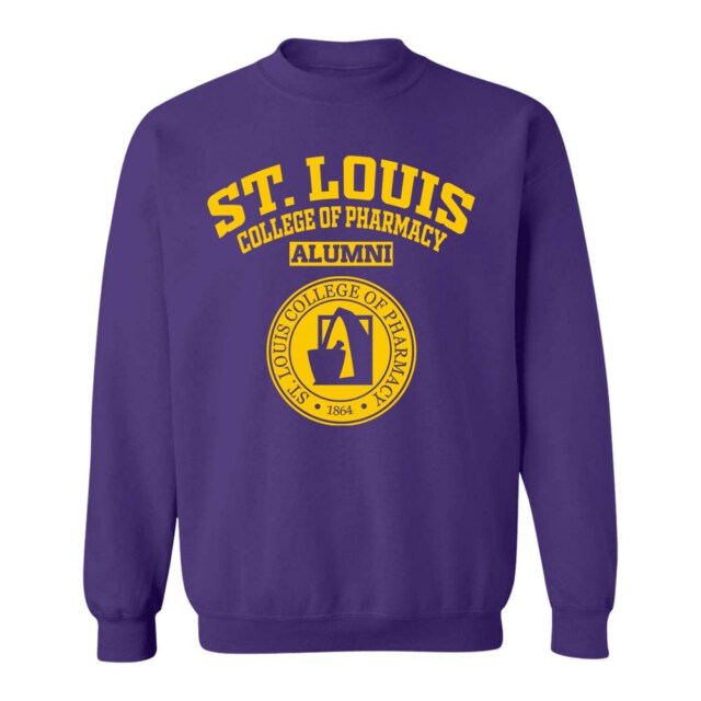St. Louis College of Pharmacy seal MO LG Alumni Sweatshirt