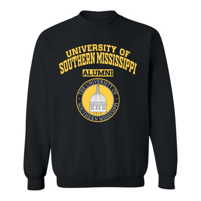 University of Southern Mississippi seal MS LG Alumni Sweatshirt