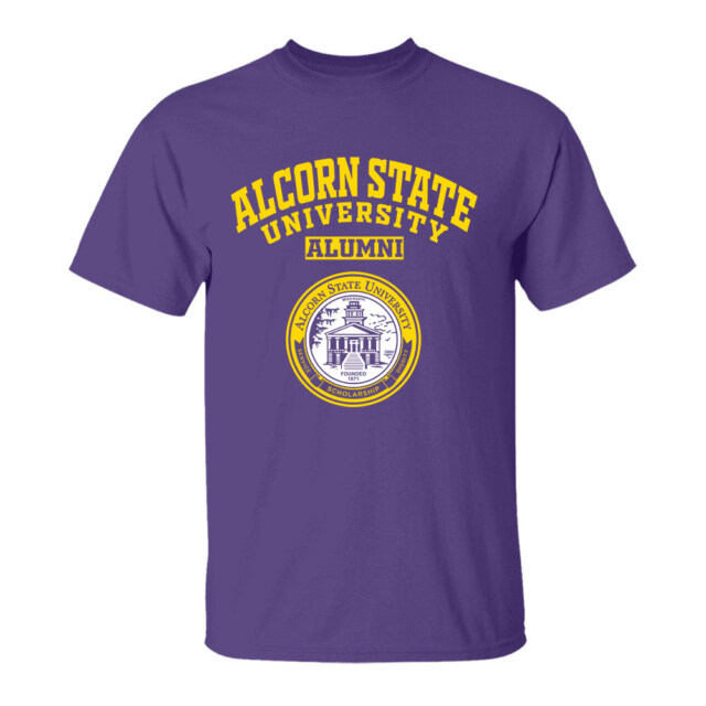 Alcorn State University seal MS LG Alumni T Shirt