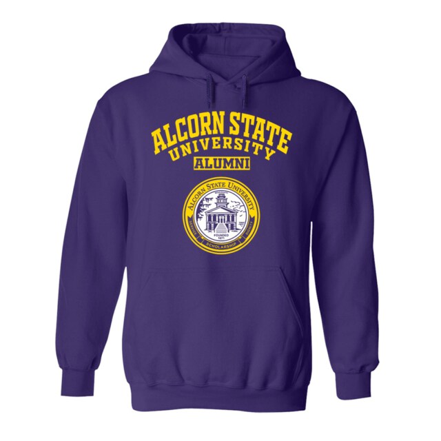 Alcorn State University seal MS LG Alumni Hoodie