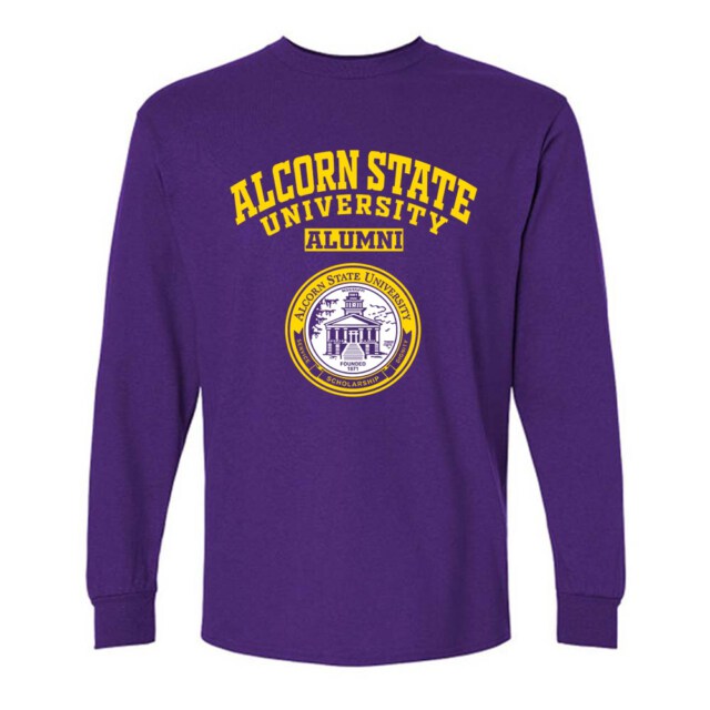 Alcorn State University seal MS LG Alumni Long Sleeve
