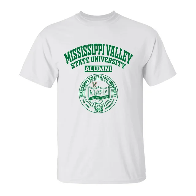Mississippi Valley State University seal light MS LG Alumni T Shirt