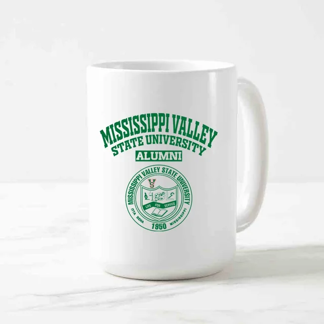 Mississippi Valley State University seal light MS LG Alumni Mug