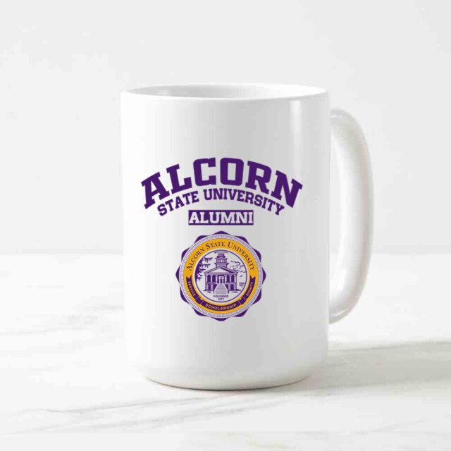 Alcorn State University seal light MS LG Alumni Mug