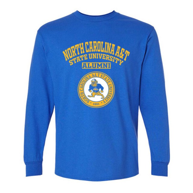 North Carolina A&T State university Aggies NC LG Alumni Long Sleeve