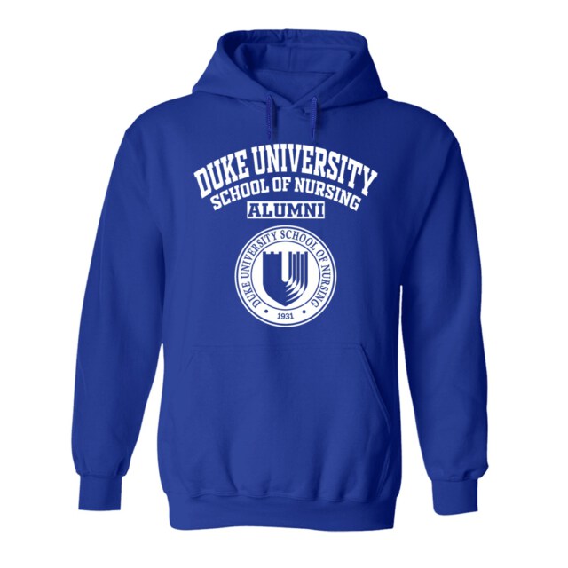 Duke University  School of Nursing seal NC LG Alumni Hoodie