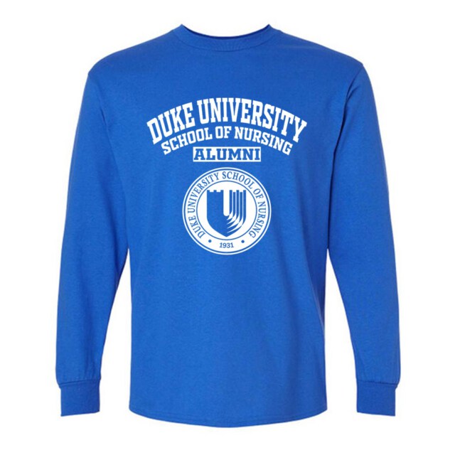 Duke University  School of Nursing seal NC LG Alumni Long Sleeve