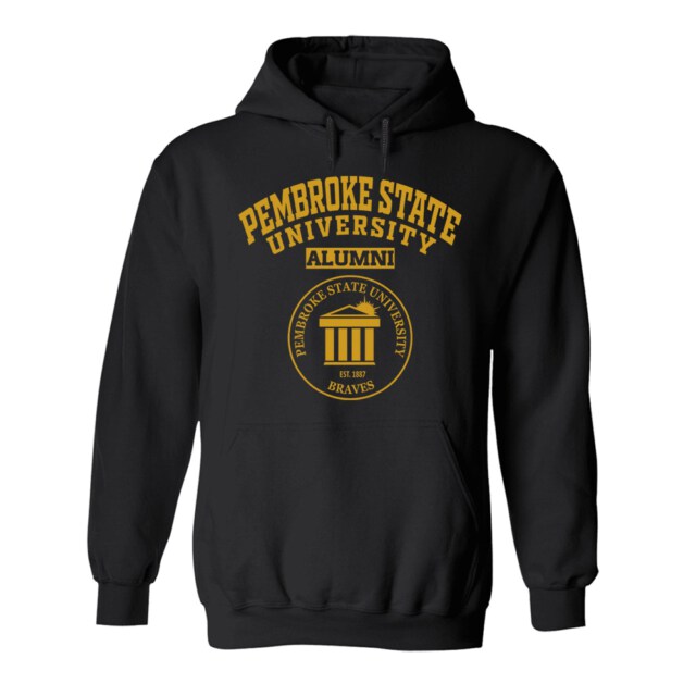 Pembroke State University seal NC LG Alumni Hoodie