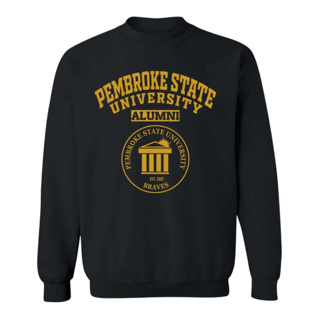 Pembroke State University seal NC LG Alumni Sweatshirt