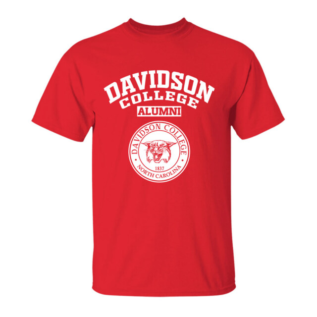 Davidson College Wildcats NC LG Alumni T Shirt