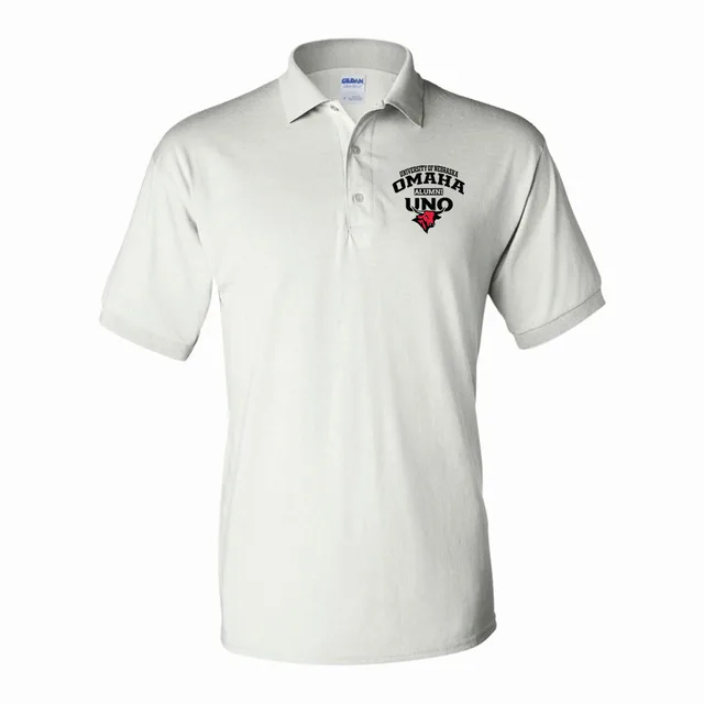 University of Nebraska Omaha Mavericks light NE LG Alumni Polo