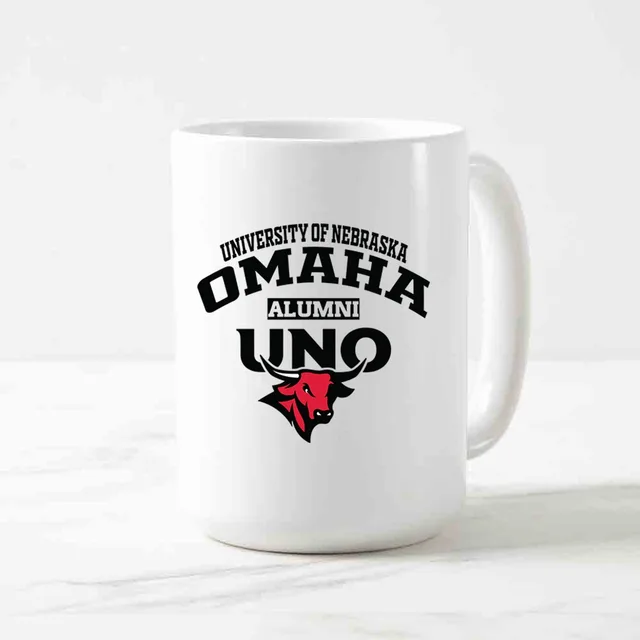 University of Nebraska Omaha Mavericks light NE LG Alumni Mug