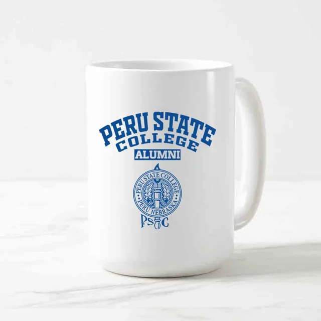 Peru State College seal light NE LG Alumni Mug