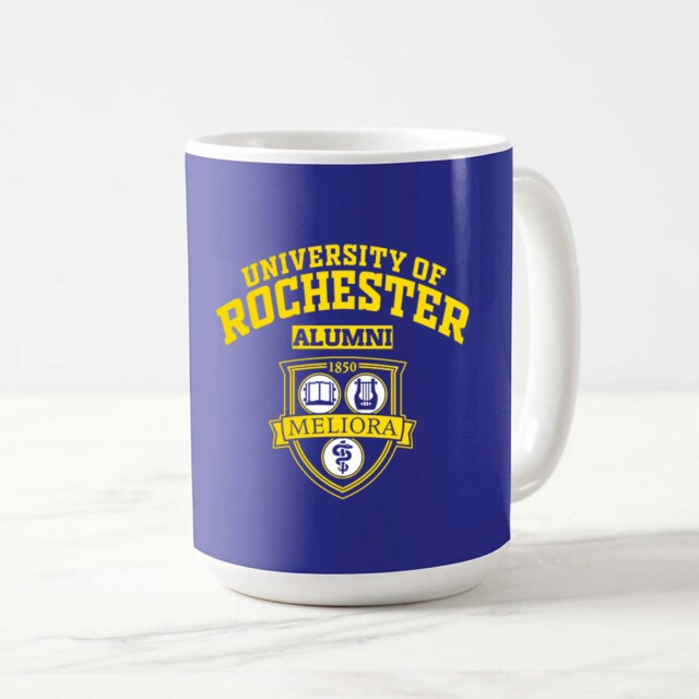 University of Rochester seal NY LG Alumni Mug