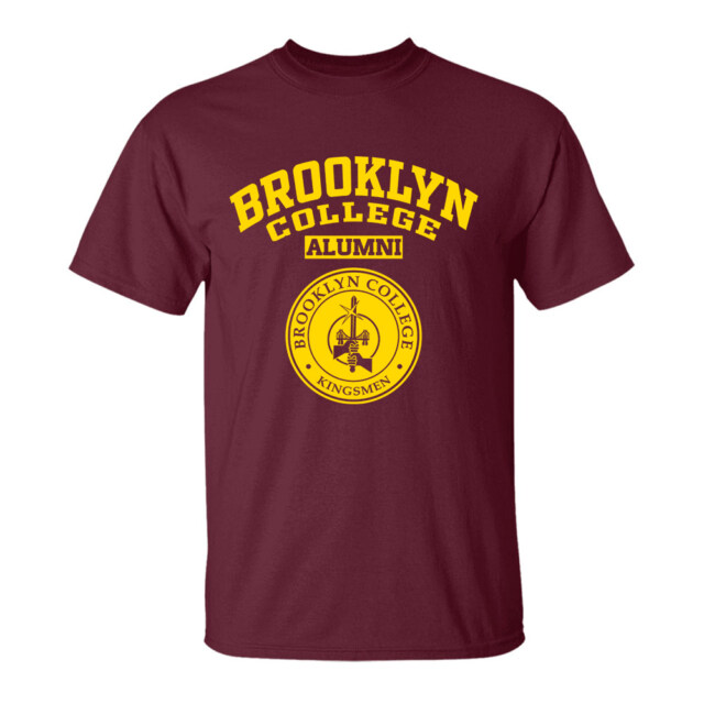 Brooklyn College Kingsmen NY LG Alumni T Shirt