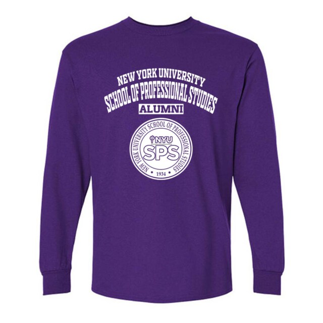 NYU School of Professional Studies NY LG Alumni Long Sleeve