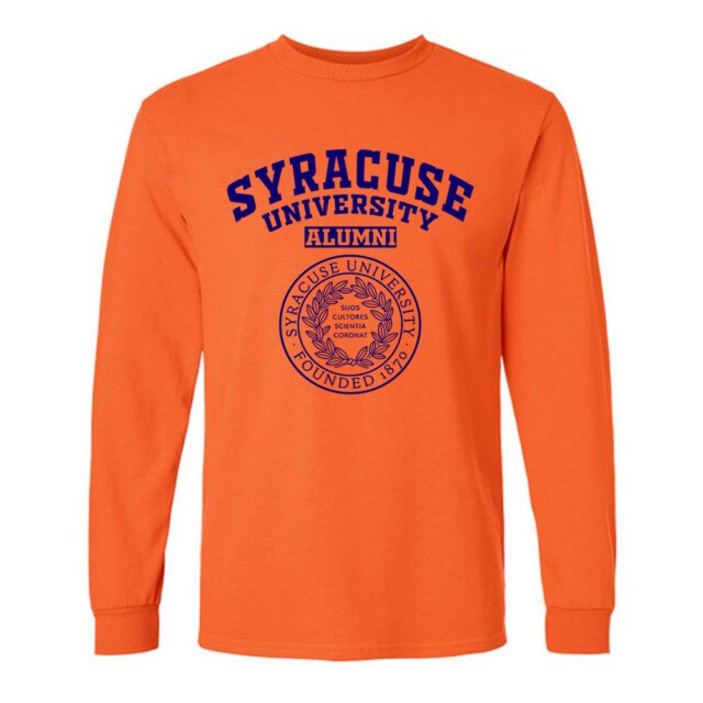 Syracuse University seal light NY LG Alumni Long Sleeve