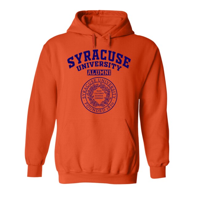 Syracuse University seal light NY LG Alumni Hoodie