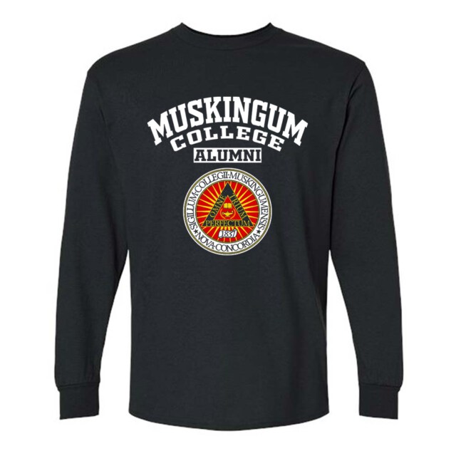 Muskingum College seal OH LG Alumni Long Sleeve
