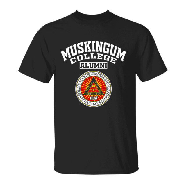 Muskingum College seal OH LG Alumni T Shirt
