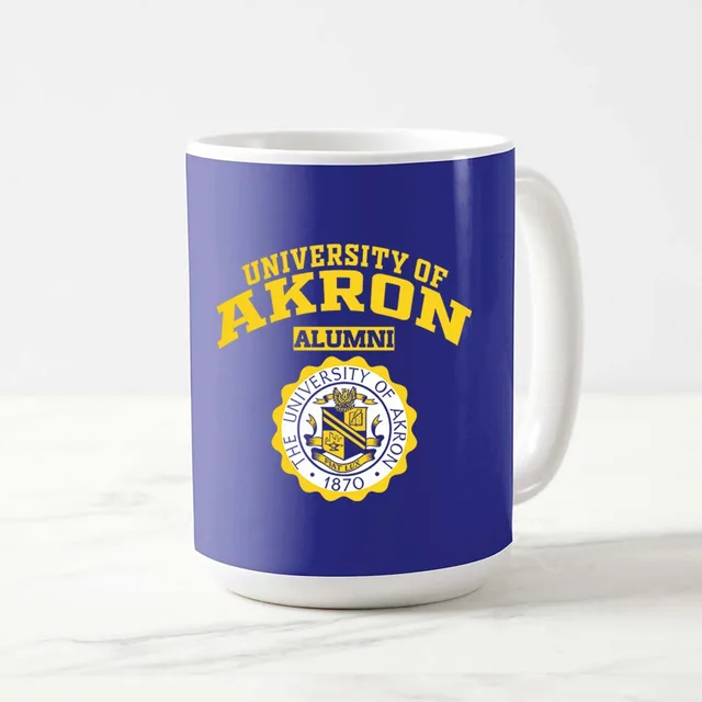 University of Akron seal OH LG Alumni Mug