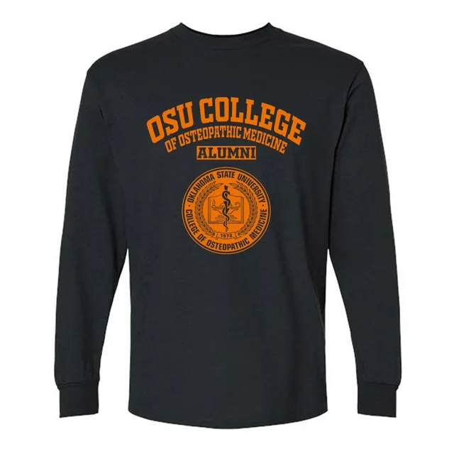 OSU College of Osteopathic Medicine seal OK LG Alumni Long Sleeve