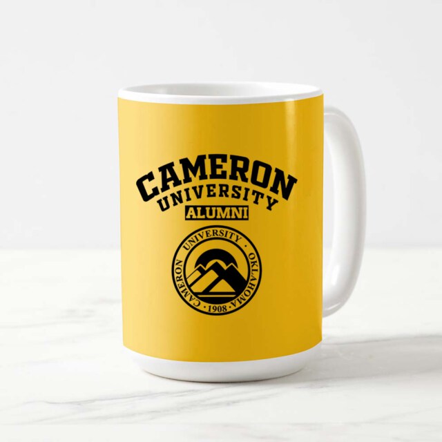 Cameron University OK Seal-LG Alumni Mug