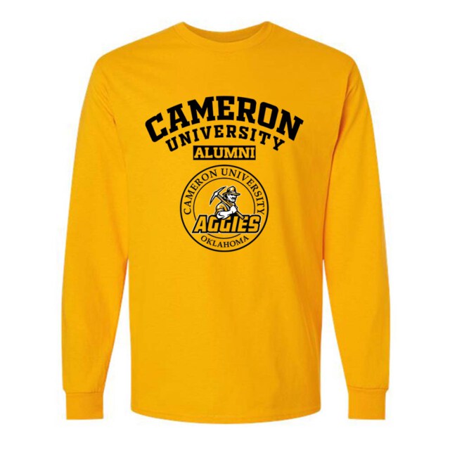 Cameron University Aggies light OK LG Alumni Long Sleeve