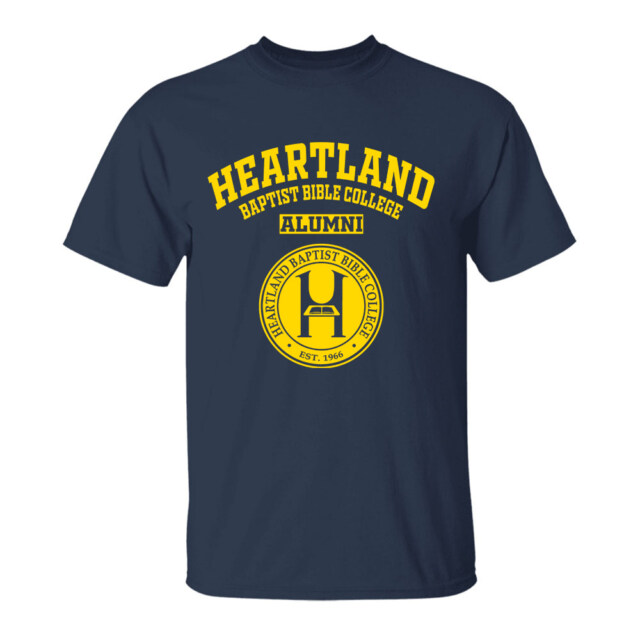 Heartland Baptist Bible College OK LG Alumni T Shirt