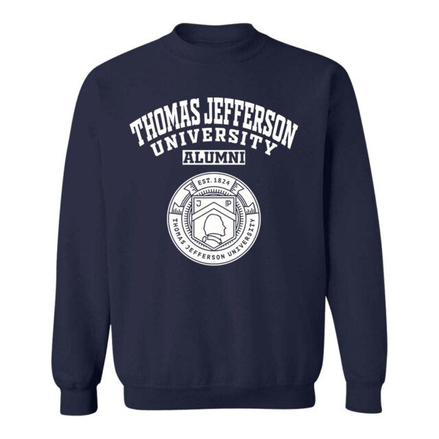 Thomas Jefferson University seal PA LG Alumni Sweatshirt