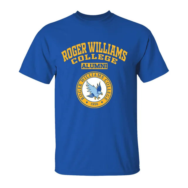 Roger Williams College Hawks RI LG Alumni T Shirt