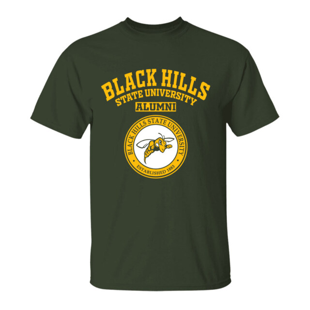 Black Hills State University Yellow Jackets SD LG Alumni T Shirt