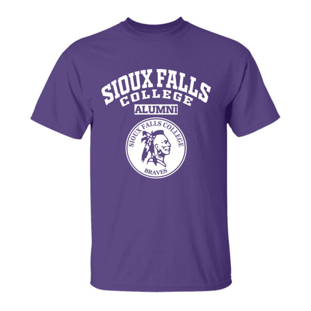 Sioux Falls College Braves SD LG Alumni T Shirt