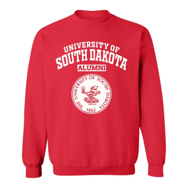 University of South Dakota light SD LG Alumni Sweatshirt