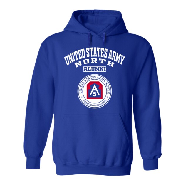 United States Army North seal TX LG Alumni Hoodie
