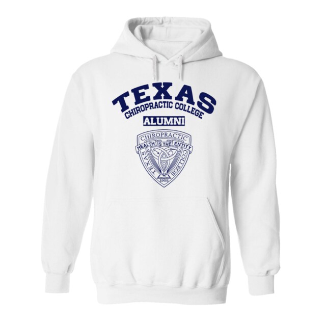Texas Chiropractic College light TX LG Alumni Hoodie