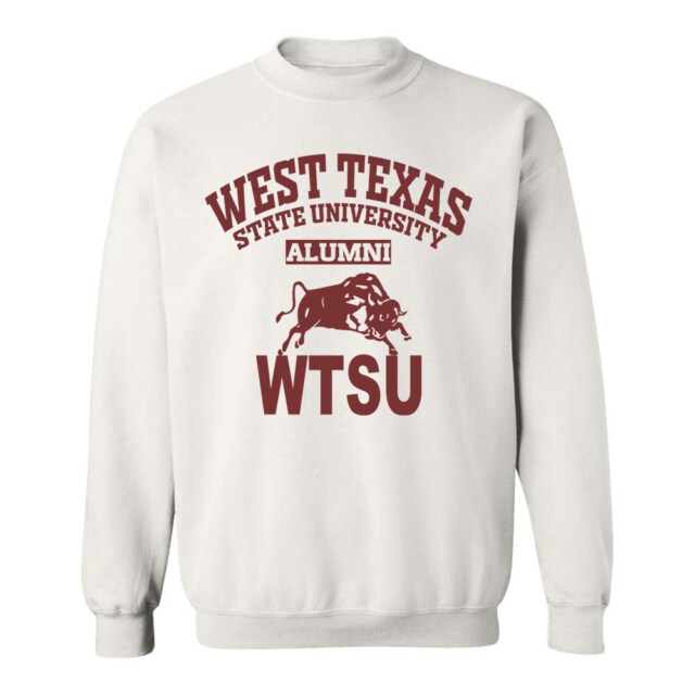 West Texas State University light TX LG Alumni Sweatshirt