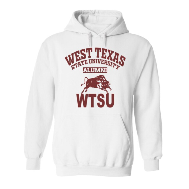 West Texas State University light TX LG Alumni Hoodie