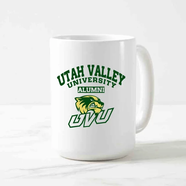 Utah Valley University Wolverines light UT LG Alumni Mug