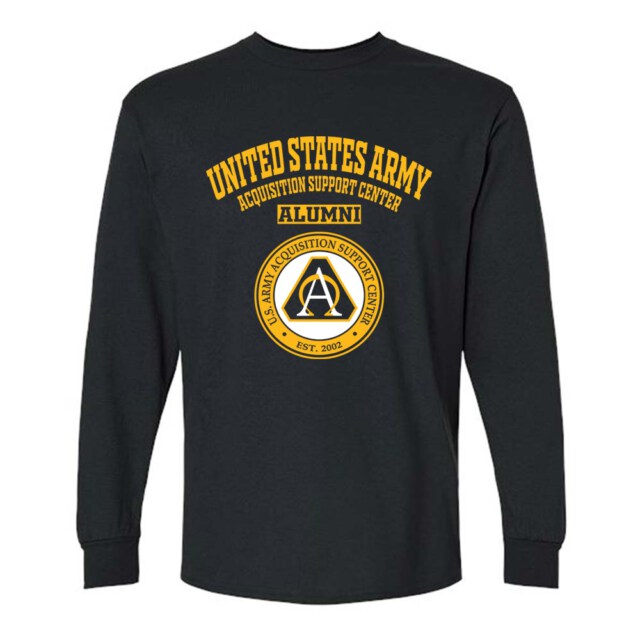 United States Army Acquisition Support Center seal VA LG Alumni Long Sleeve