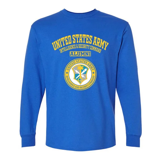 United States Army Intelligence and Security Command seal VA LG Alumni Long Sleeve