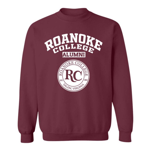 Roanoke College seal VA LG Alumni Sweatshirt